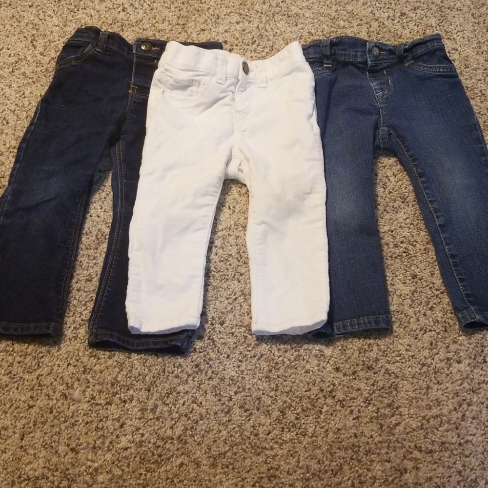 3 pair toddler / baby jeans